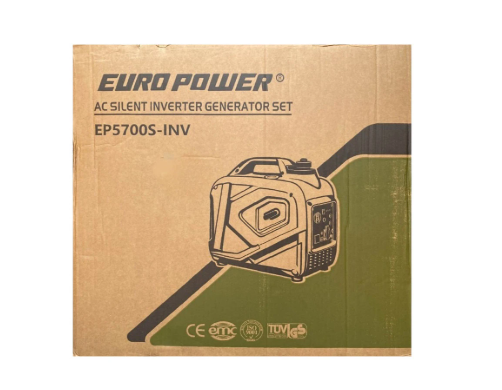 موتور برق بنزینی تک فاز سایلنت اینورتری 3 کیلووات یورو پاورEP5700S-INV