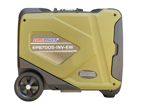 موتور برق بنزینی استارتی تک فاز سایلنت اینورتری 5.5 کیلووات یورو پاور EP8700S-INV-EW