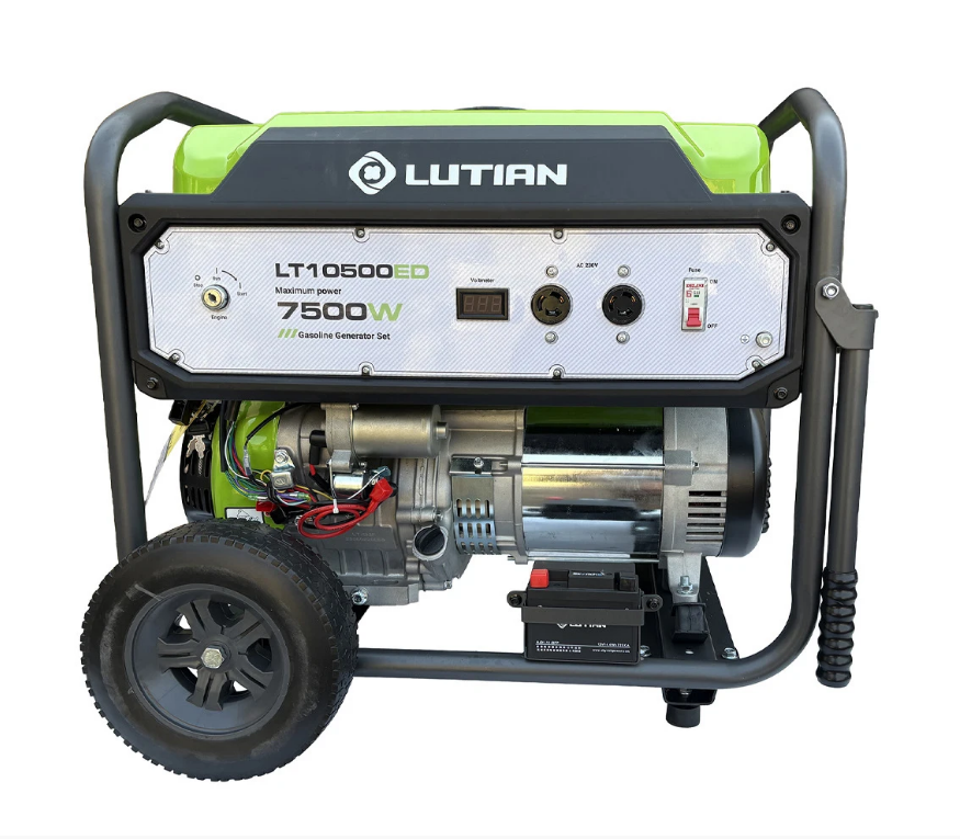 موتور برق بنزینی استارتی تک فاز 7.5 کیلووات لوتیان LT10500ED