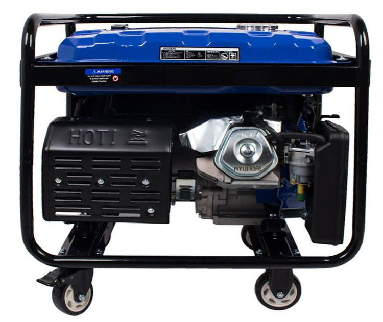 موتور برق هیوندای مدل HG9650 ظرفیت ۶۵۰۰ وات بنزینی تک فاز