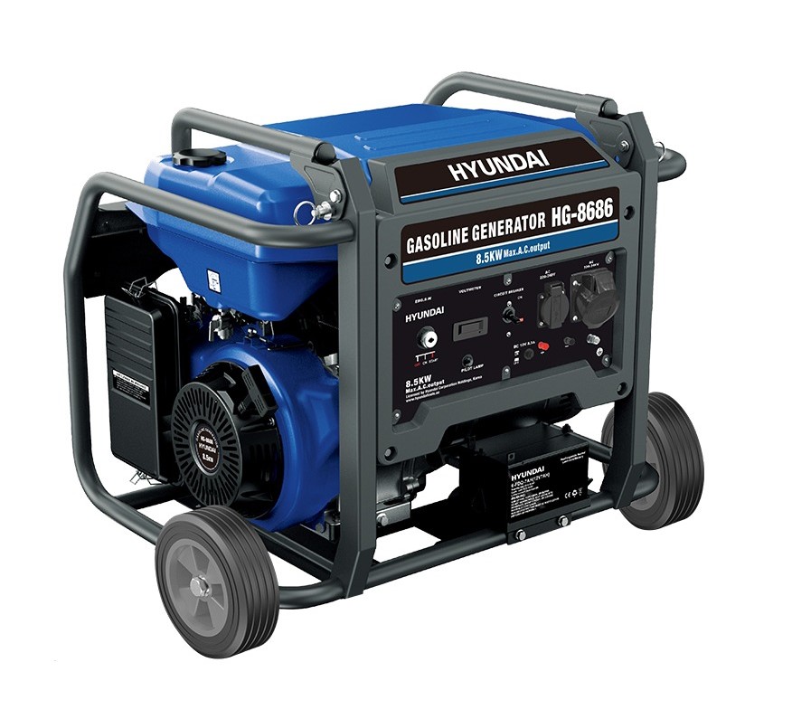 موتور برق بنزینی 6.5 کیلو وات هیوندای مدل HG-8556 PRO